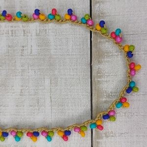Boho Necklace, Hand Crafted, Multicolor,  by Rust Belt Raised